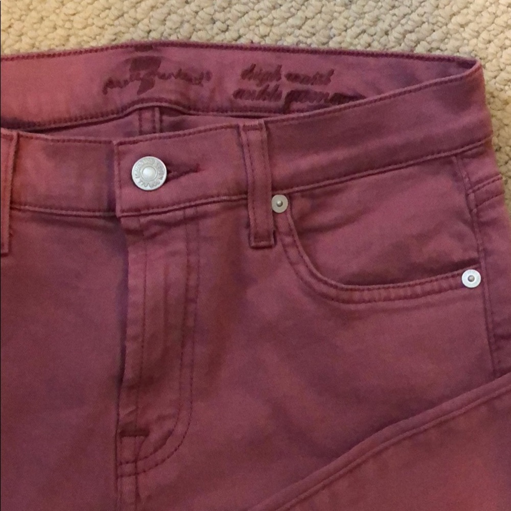 7 For All Mankind – High Waisted Skinny Jeans